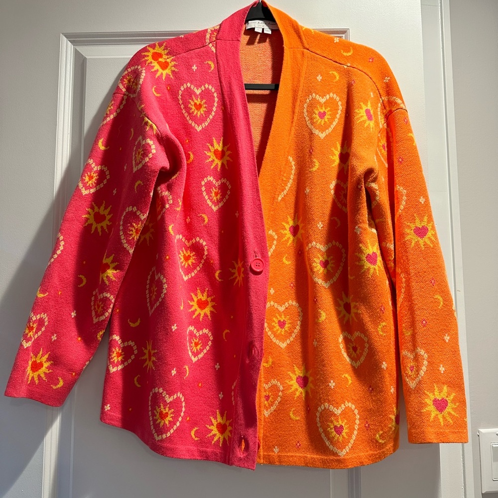 Never fully dressed orange safia cardi